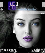 Aishwarya Rai Black Blue Lipstick