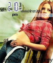 Celina Jaitley Jeans Mobile Theme