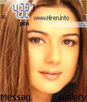 Preity Zinta Brown Sweet Closeup