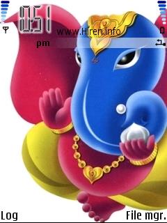 Bappa Ganpati Deva Colourful