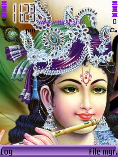 Krishna Purple Colours Theme