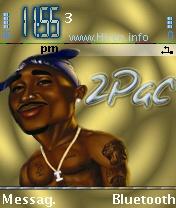 2pac Gold Mobile Theme