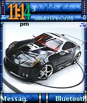 3D Pics Nissan Black Car Excellent Theme