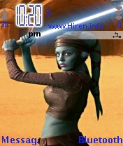 Aayla Secura Mobile Theme