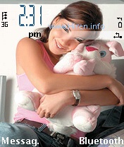 Ajram Girl with Teddy