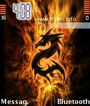 Alfox3 Dragon Fire Dark Theme