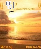 Algroop Fine Sun Set Mobile Theme