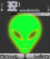 Alien Green Black Theme