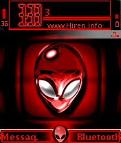 Alienware Dark Red Very Fine Theme