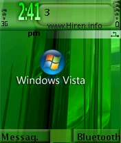 Alure Vista Green Windows Theme