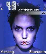 Angelina Jolie Blue Theme