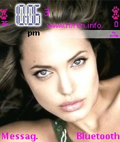 Angelina Jolie S60 Phone Theme