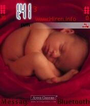 Anne Geddes Baby Sleeping Cute Theme