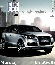 Audi Qz Silver Car Mobile S60 Theme