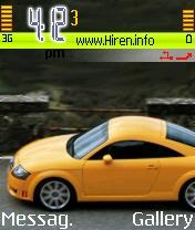 Audi Tt 2 Light Orange Car Theme