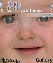 Ba Cute Baby Smiling Face Theme