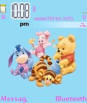 Baby Pooh Friend Skyblue Theme