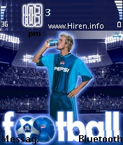 Beckham Football Mobile Theme