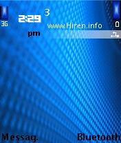 Blue Pattern Mobile Theme