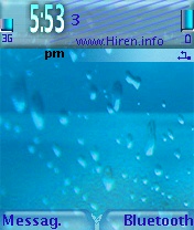 Blue Rain Cell Theme