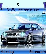 Bmw Blue Super Car Mobile Theme