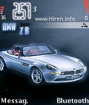 Bmw Z8 Superb Light Blue Theme