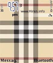 Burberry Style Mobile Theme