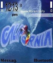 California Blue Mobile Theme