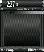 Carbon Gray Black Nice Cellphone Theme