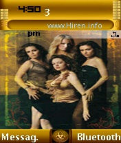 Charmed Sexy Girls Mobile Theme