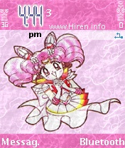 Chibiusa Pink Cartoon Mobile Theme