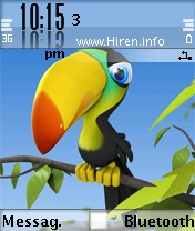 Colourful Parrot Mobile Theme