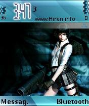 Cyber Sexy Babes Mobile Theme