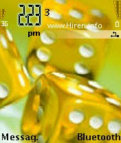 Dice Yellow