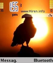 Eagle Sunset Mobile Theme