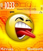 Emoticon Bleah Smiley Theme