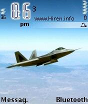 F22 Fighter Plane Mobile Theme