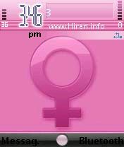 Female Sign Mobile Theme