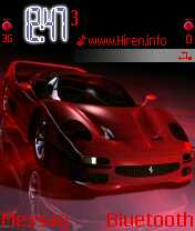 Ferrari Car Red Superb Theme