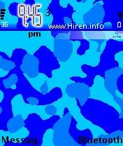 Fire Ice Camo Blue Red Yellow Theme