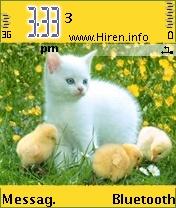 Frenz Cute Cat Yellow and Lemon Colour