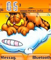 Garfield Sleep Mobile Theme