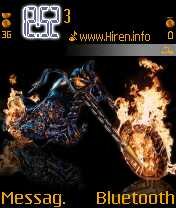 Ghost Rider Motor Mobile Theme