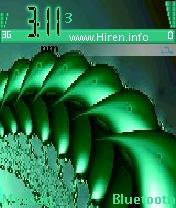 Green Abstract Mobile Theme