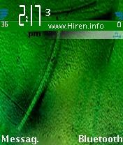 Green Style Mobile Phone Theme