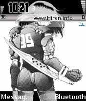 Gunm Alita Sweet Mobile Theme