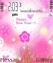 Happy New Year Excellent Pink Theme