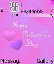 Happy Valentines Day Theme Pink