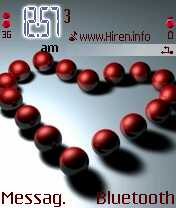 Heart Beads Mobile Theme