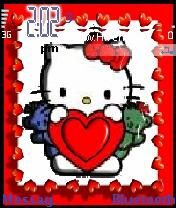 Hello Kitty Series60 Red Mobile Theme